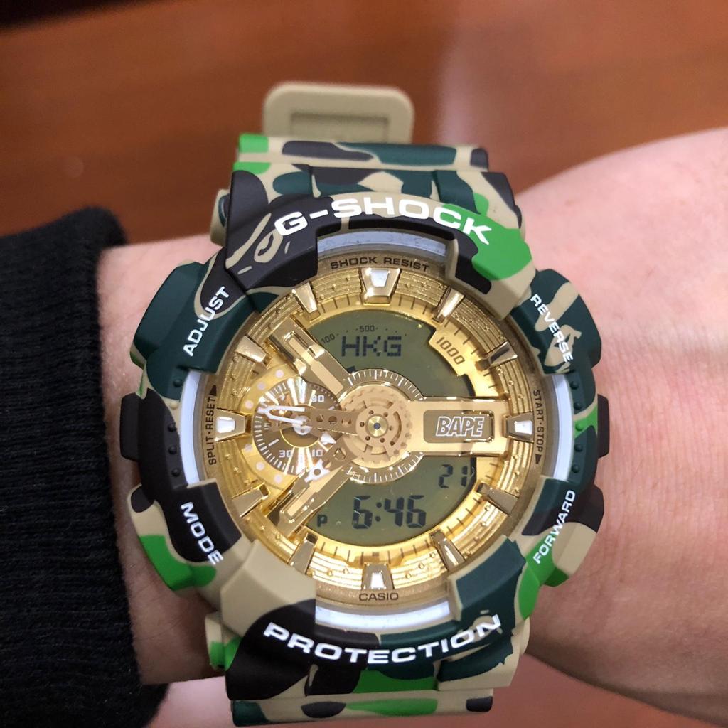 BAPE X G-SHOCK 25 year Anniversary special edition