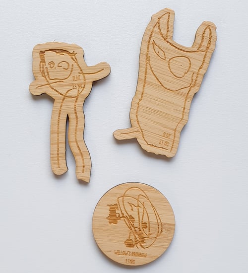 Image of Custom Kids Art Magnets