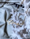 HANDSCRIPTED ‘LOVE’ NECKLACE