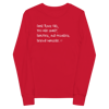 Dear Black Girl Long Sleeve