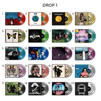 Image 2 of VINYLY - recycled acrylic 40mm pins 