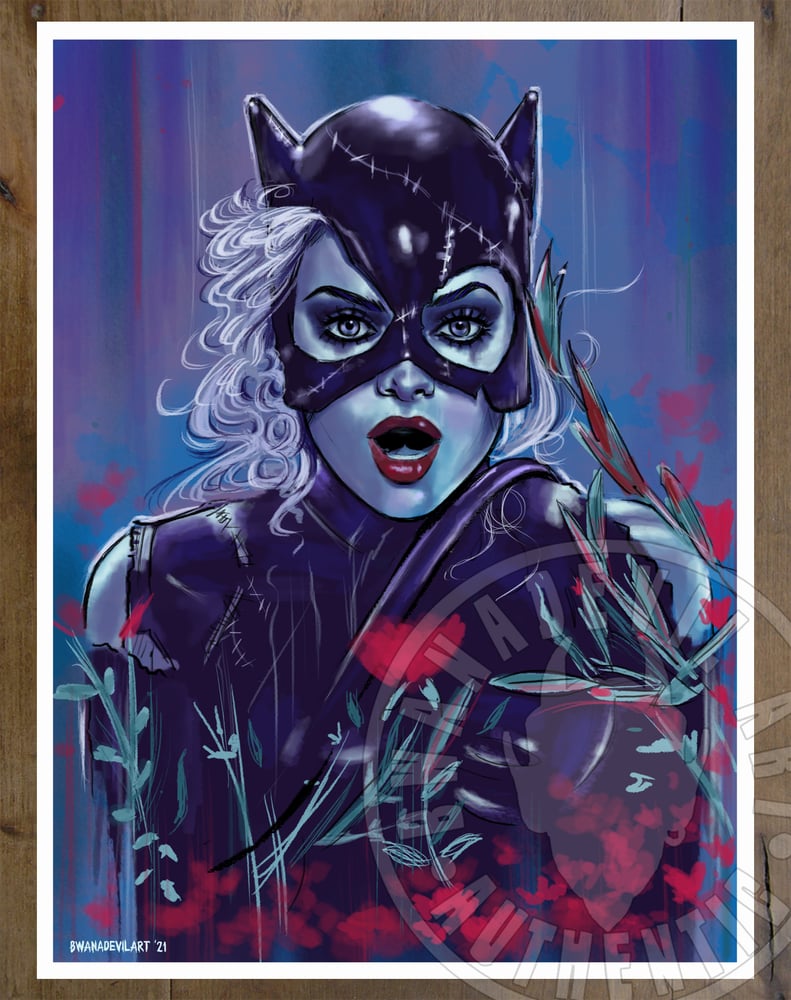 Image of Catwoman Art Print (9x12 in.)