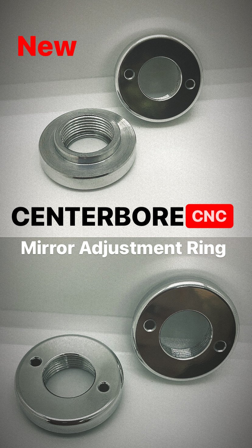 Mirror adjustment ring set 