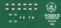 Image 4 of FR Col Stephens Livery Coach Decal Packs 16mm