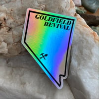 GOLDFIELD REVIVAL HOLOGRAPHIC STICKER