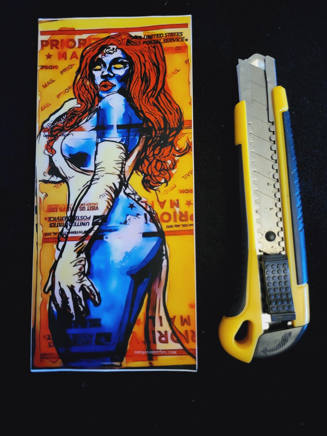 Image of Mystique - large scale sticker 