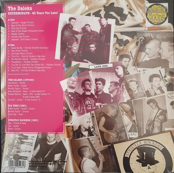 the DALEKS - "Exterminate: 40 Years Too Late" LP