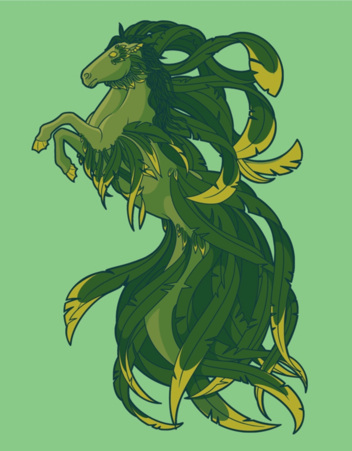 Kelpie Mini Print