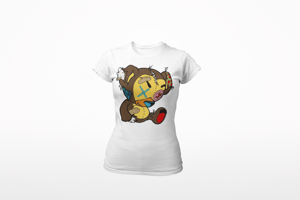 Image of Women's Original "Barry the Bear" T-Shirt 