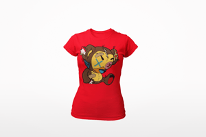 Image of Women's Original "Barry the Bear" T-Shirt 