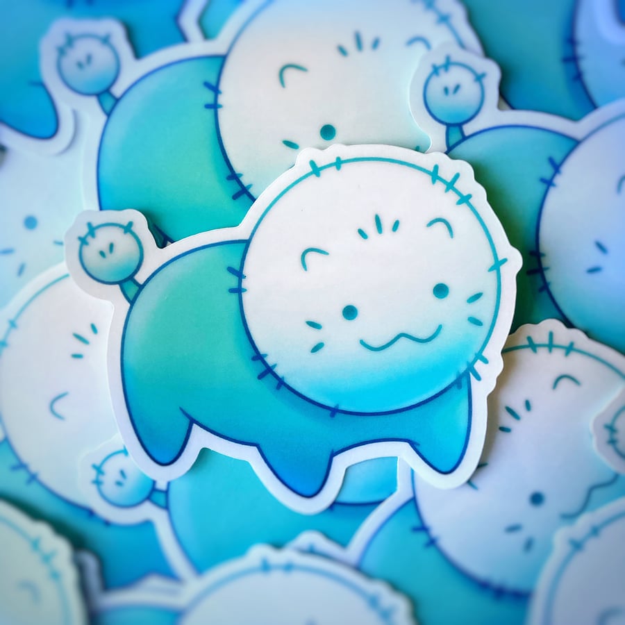 Image of [flow.r] - Pafu Clear Sticker