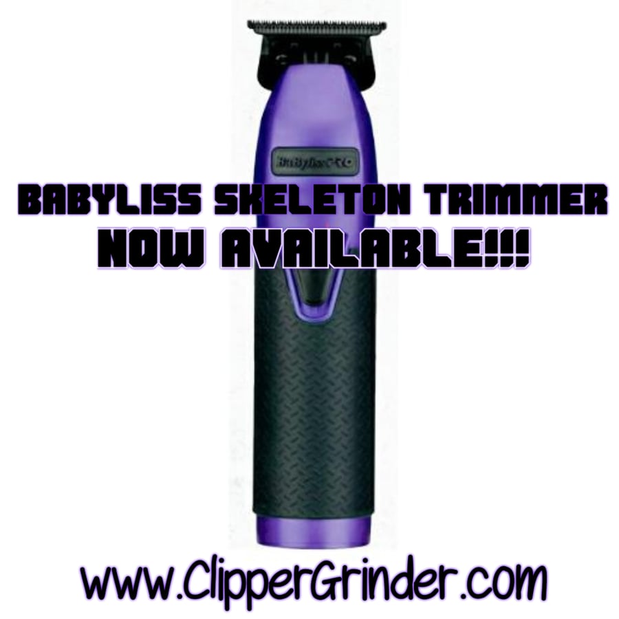 Image of Limited Edition Purple/Black Influencer Babyliss Trimmer W/"Modified" Fx707b2 Blade