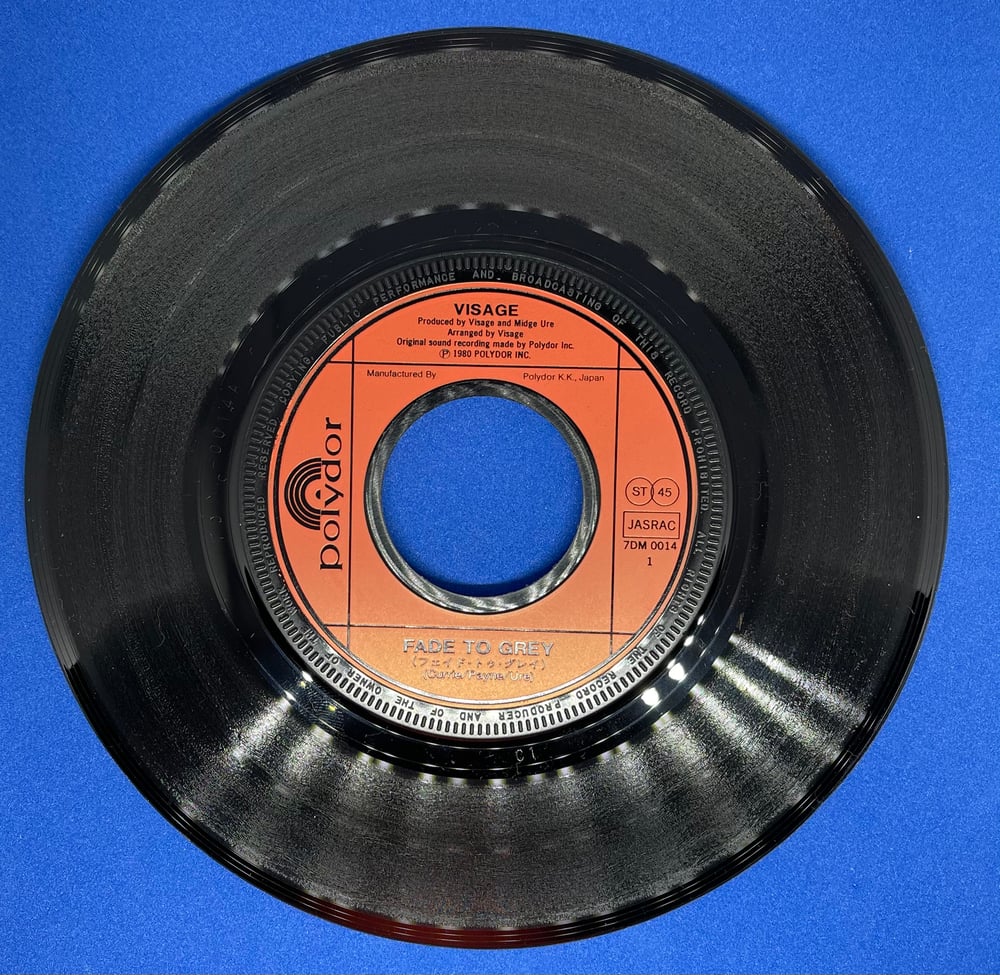 Visage - Fade to Grey 1980 7” 45rpm