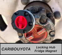 Image 1 of Locking Hub Fridge Magnet