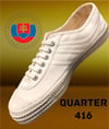 VEGANCRAFT white canvas plimsoll shoes made in Slovakia 