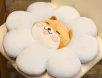 Image 2 of Animal Flower Plush Pillow