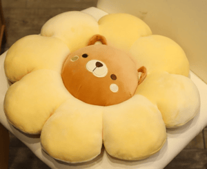 Image of Animal Flower Plush Pillow