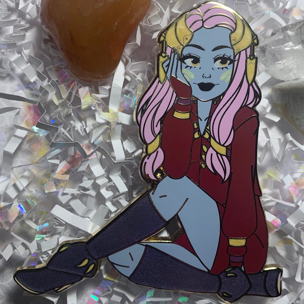 Purple Senator Pin