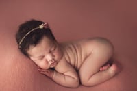 Image 4 of Remi Wool blend Beanbag backdrop in Pink
