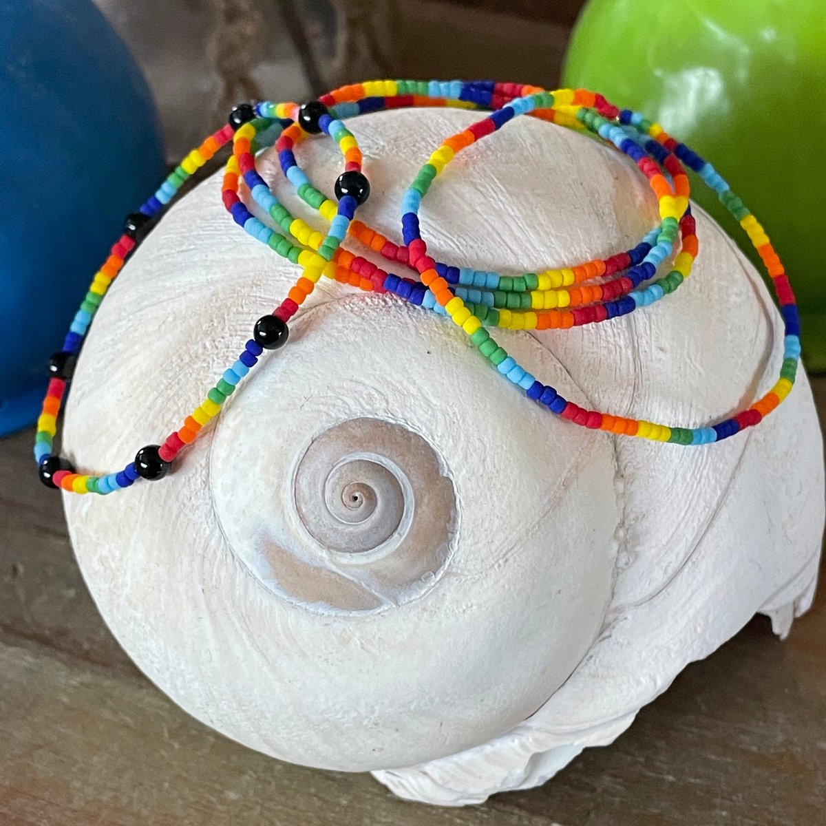 Rainbow Bead Bracelets