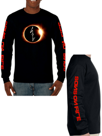 sons on fire mens long sleeve