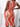 ORANGE TEMPO KNEE LENGTH DRESS