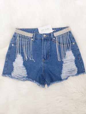 Image of Lucy Rhinestone Shorts 