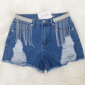 Image of Lucy Rhinestone Shorts 