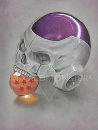 Frieza Defeated (canvas print)