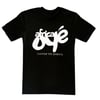 Black T-Shirt Large Type Logo