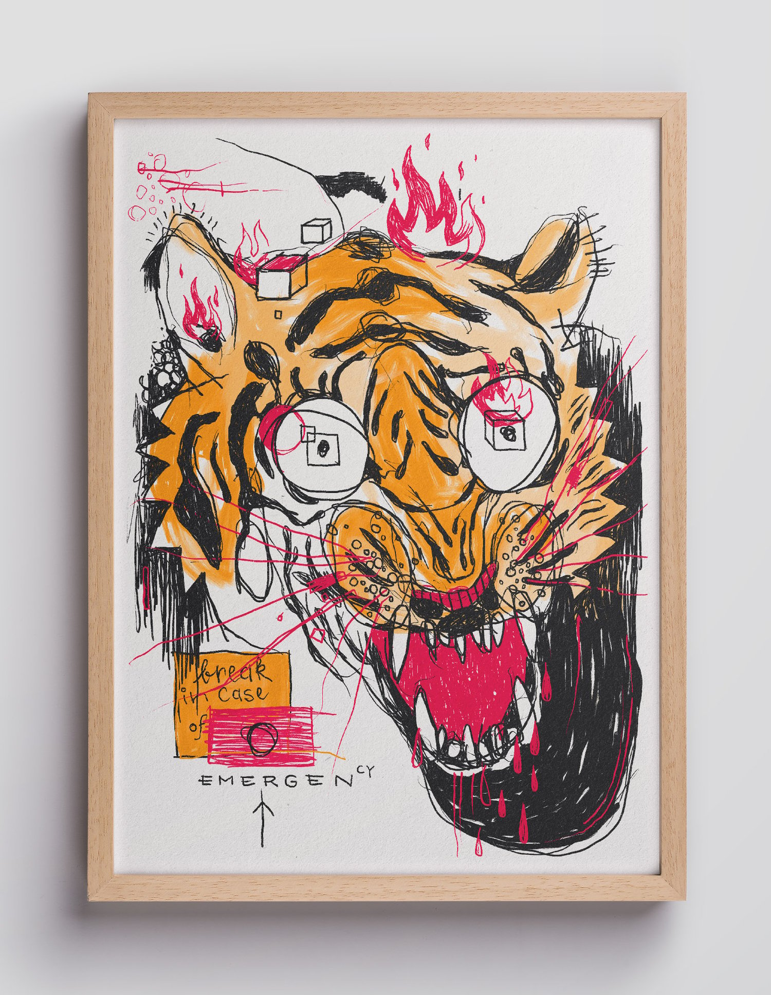 Image of FIRE TIGER – 21×30