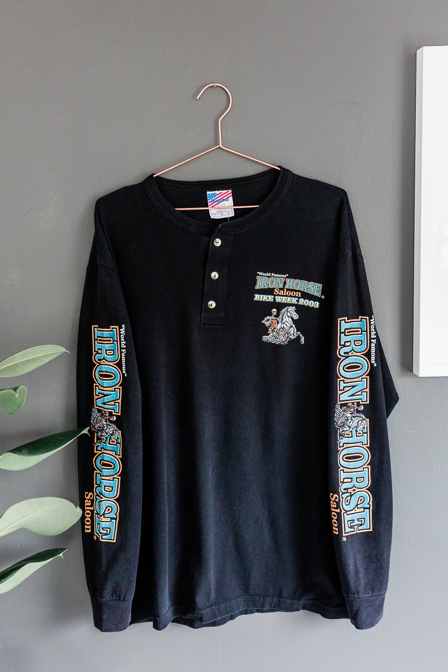 Vintage Long Sleeve Iron Horse Saloon Bike Week | babecave