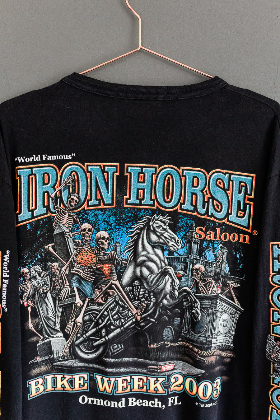 Vintage Iron Horse Saloon Anvil Size XXL Bike Week 1994 Long ...