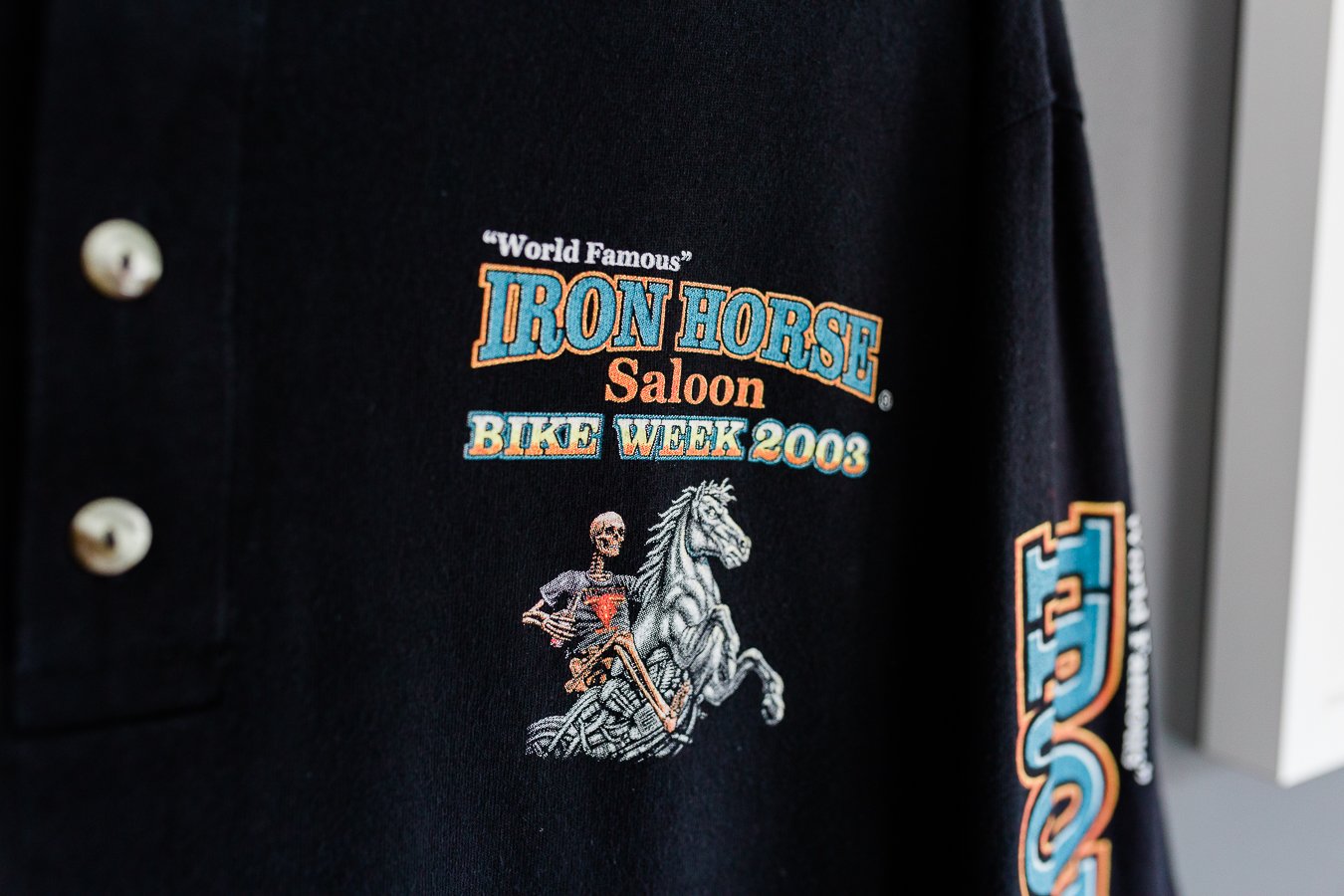 Vintage Long Sleeve Iron Horse Saloon Bike Week | babecave