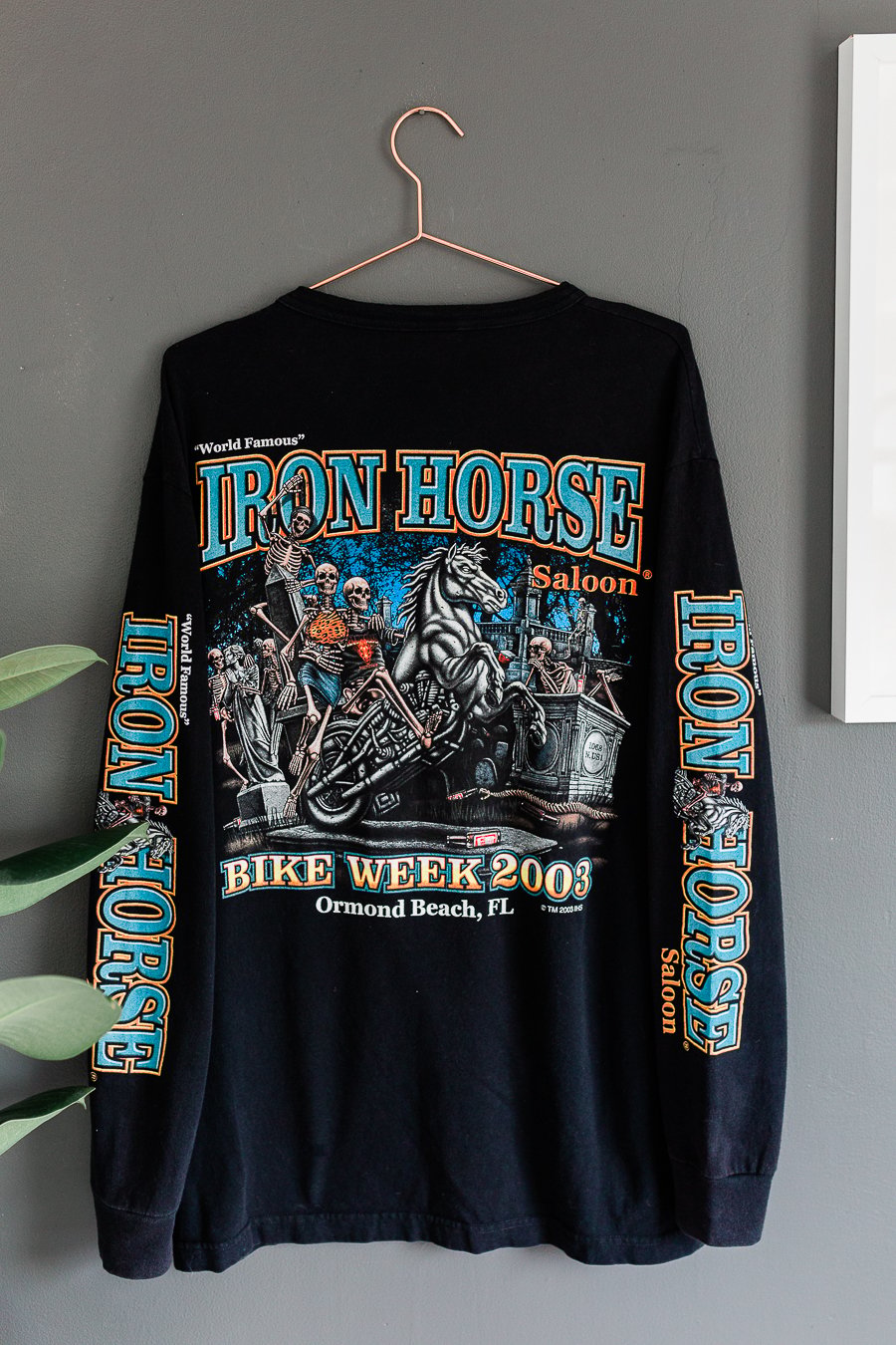 Vintage Long Sleeve Iron Horse Saloon Bike Week | babecave