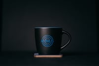 Blue Neon Ceramic Mug
