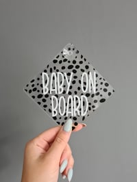 Dalmation Baby on Board Sign