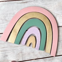 Image 4 of Painted And Ply Wall Rainbow