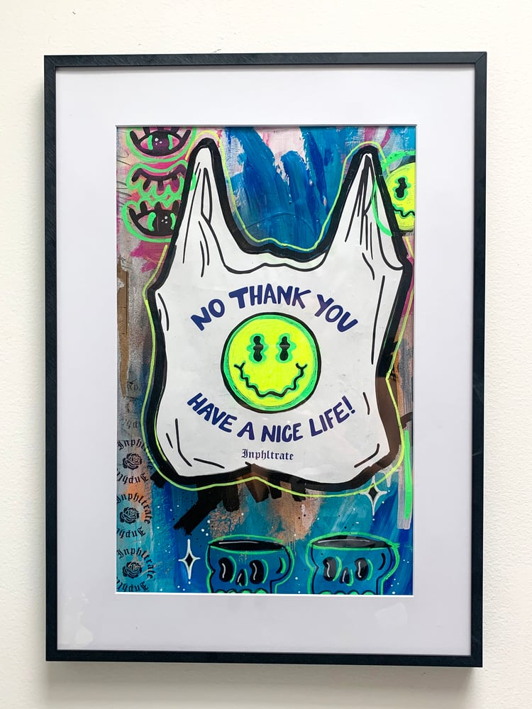 Image of Have A Nice Life - Collaged Poster