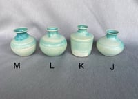 Image 3 of Small Bud  Vase M , L, K and J