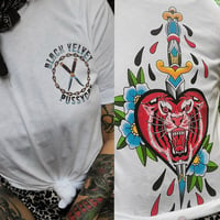 Heart & dagger tiger shirt