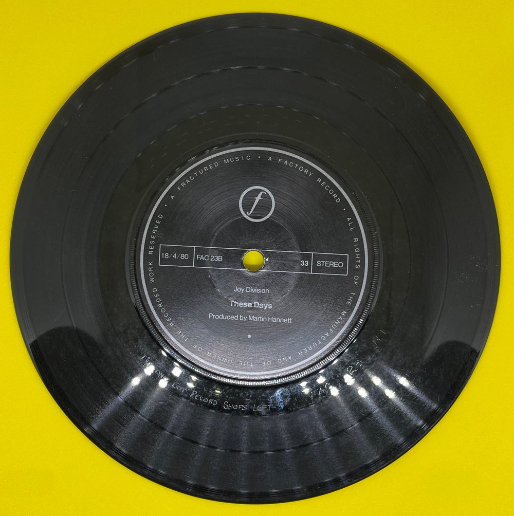 Joy Division - Love Will Tear Us Apart 1980 7β 45rpm