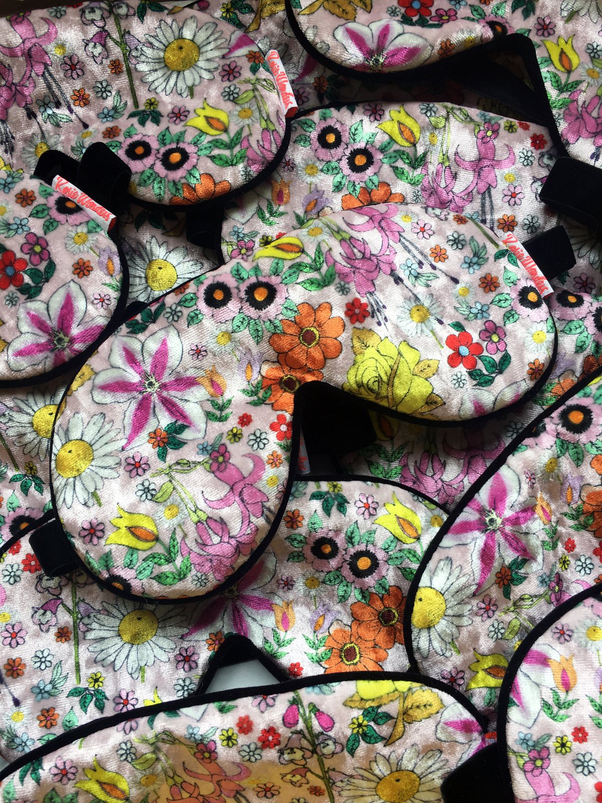 Floral Velvet Sleep Mask