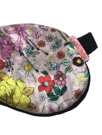 Image 3 of Floral Velvet Sleep Mask