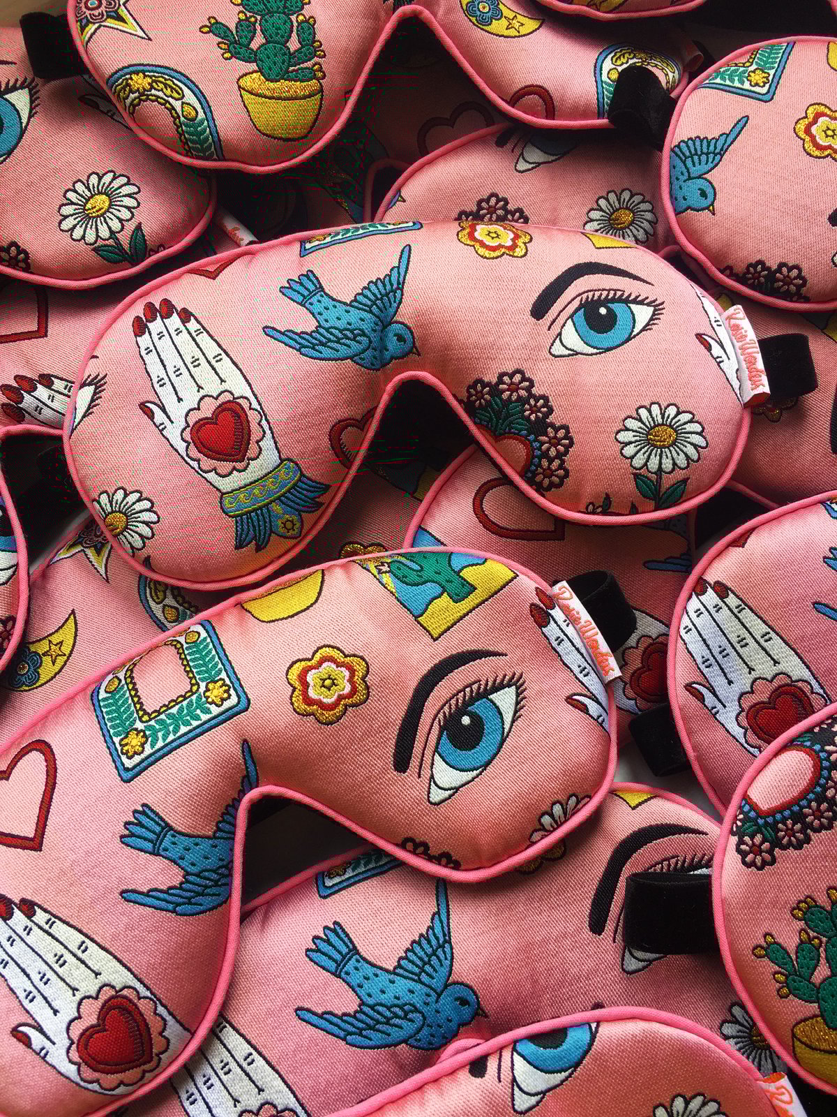 Mexico Woven Eye Sleep Mask as featured in Grazia 