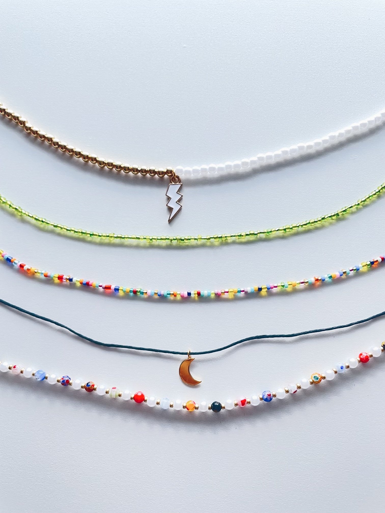 Image of beaded necklaces