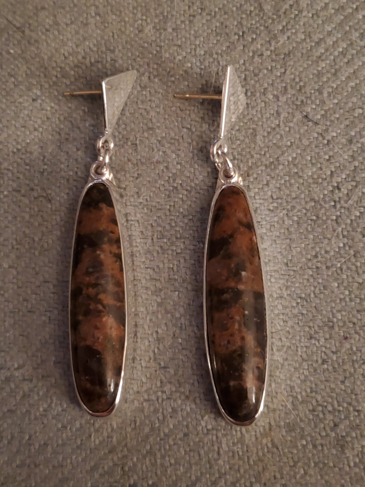 Unakite earrings hot sale