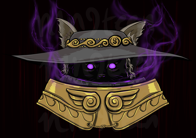 Charon Cat Art Print