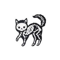 Image 1 of SKELETON CAT PIN