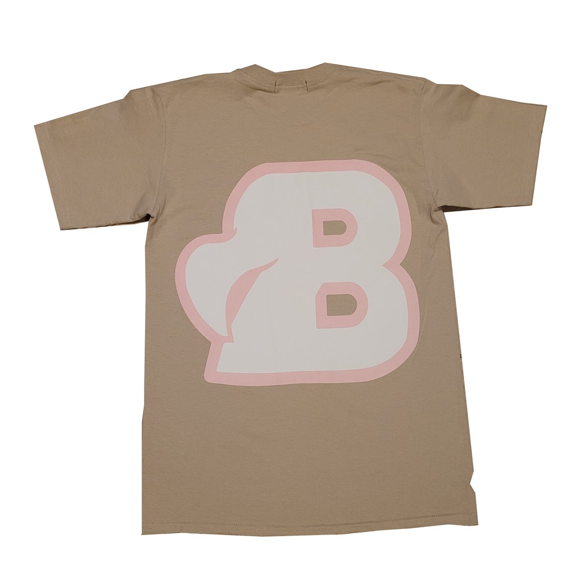 Signature Tee(sand/pink)